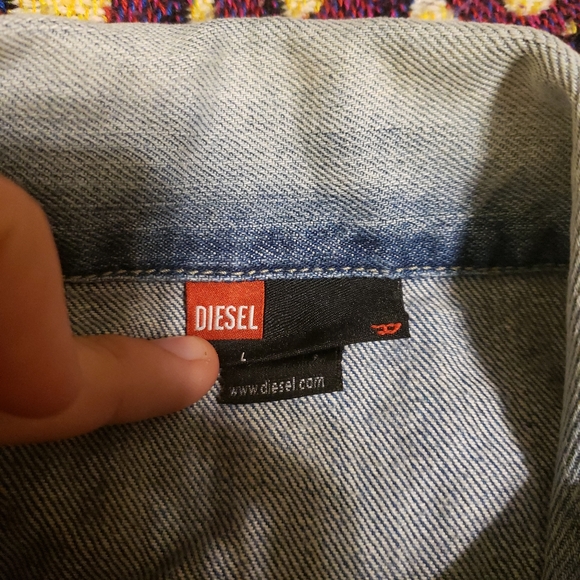 Diesel Denim Trucker Jacket Large - Picture 4 of 8